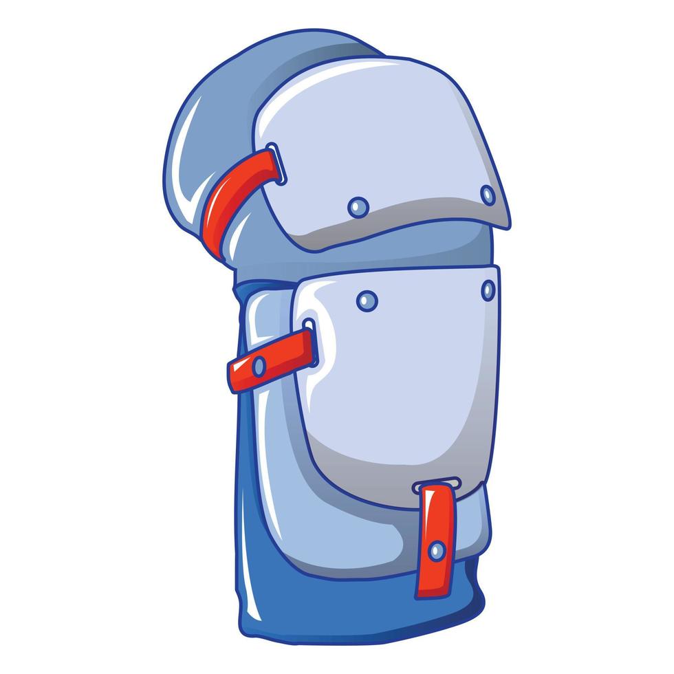 icône de protection du genou, style cartoon vecteur