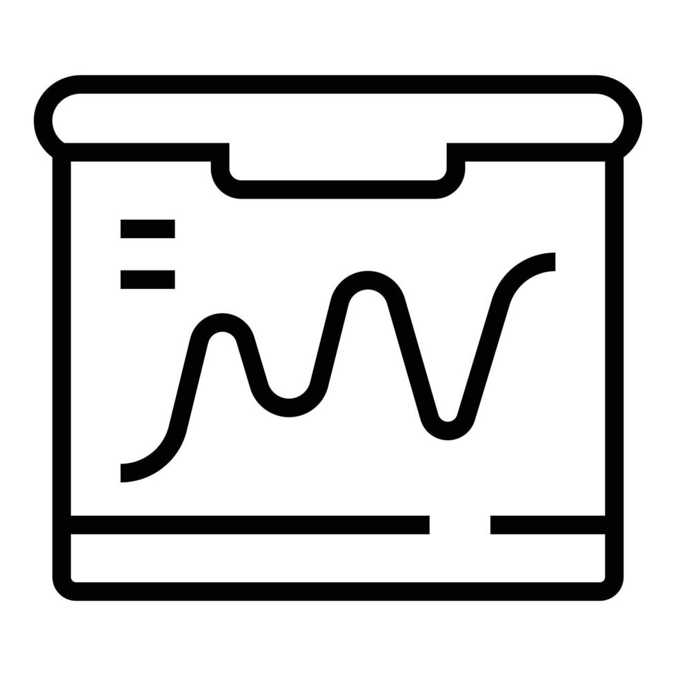 vecteur de contour d'icône de bannière de haut-parleur. présentation séminaire