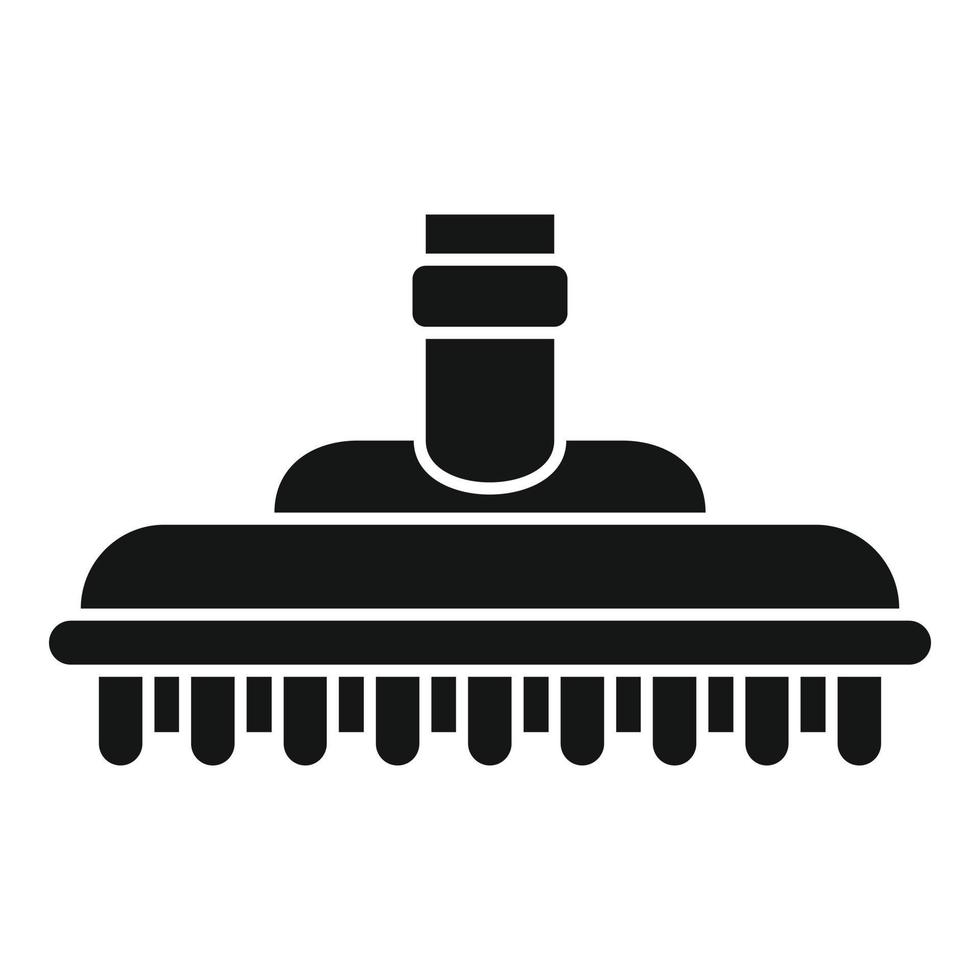 vecteur simple d'icône de service de brosse. nettoyage de piscine