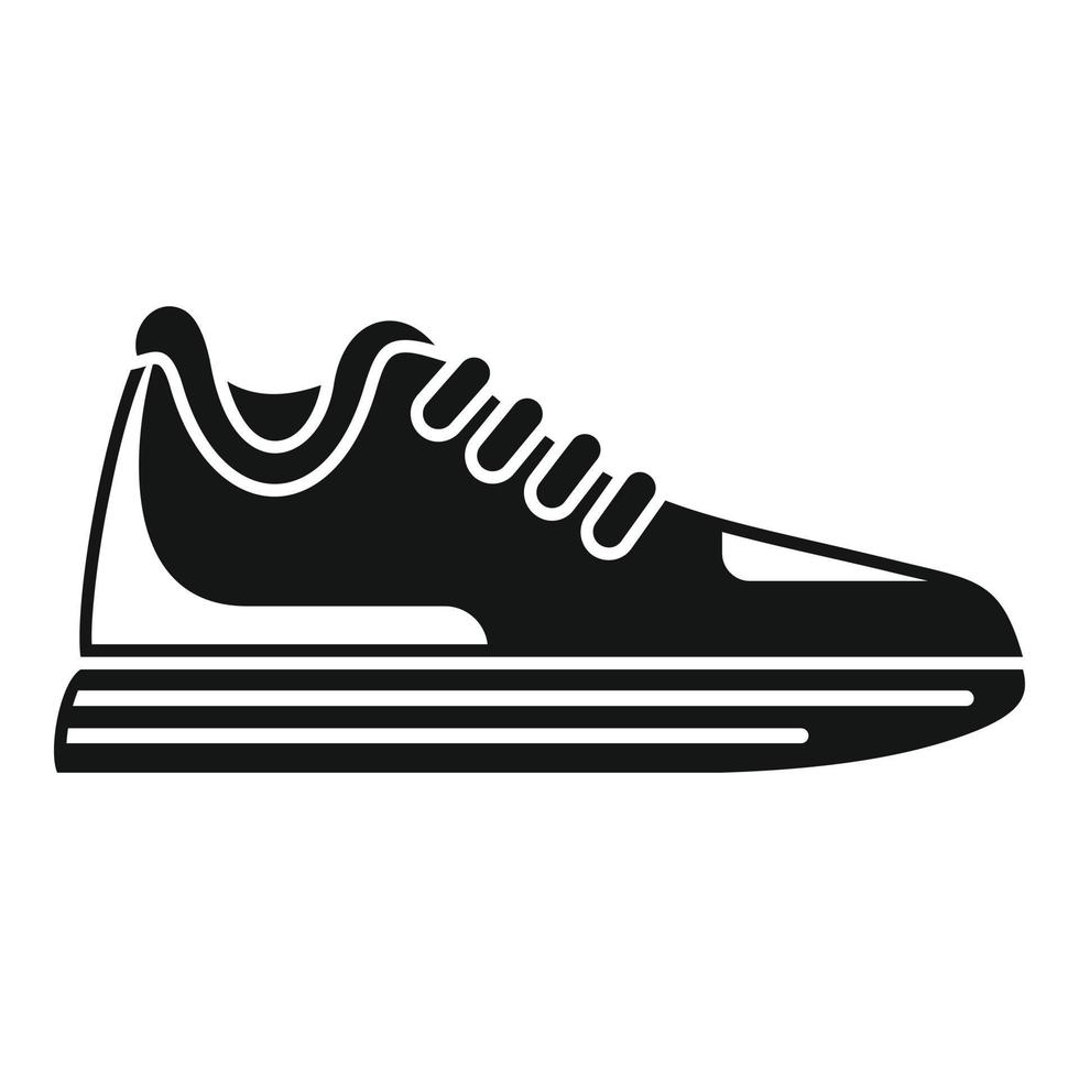 vecteur simple d'icône de chaussure de formation. chaussure de sport