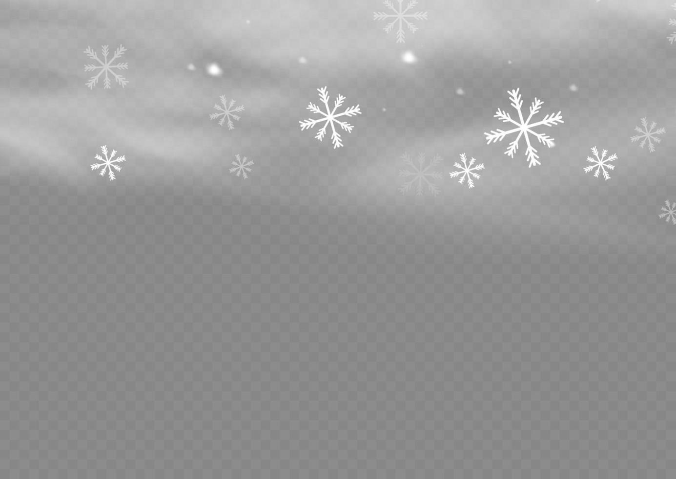 neige et vent. élément décoratif dégradé blanc. illustration vectorielle. hiver et neige avec brouillard. vent et brouillard. vecteur