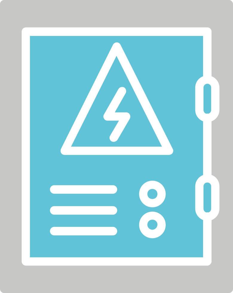 icône de vecteur de panneau électrique
