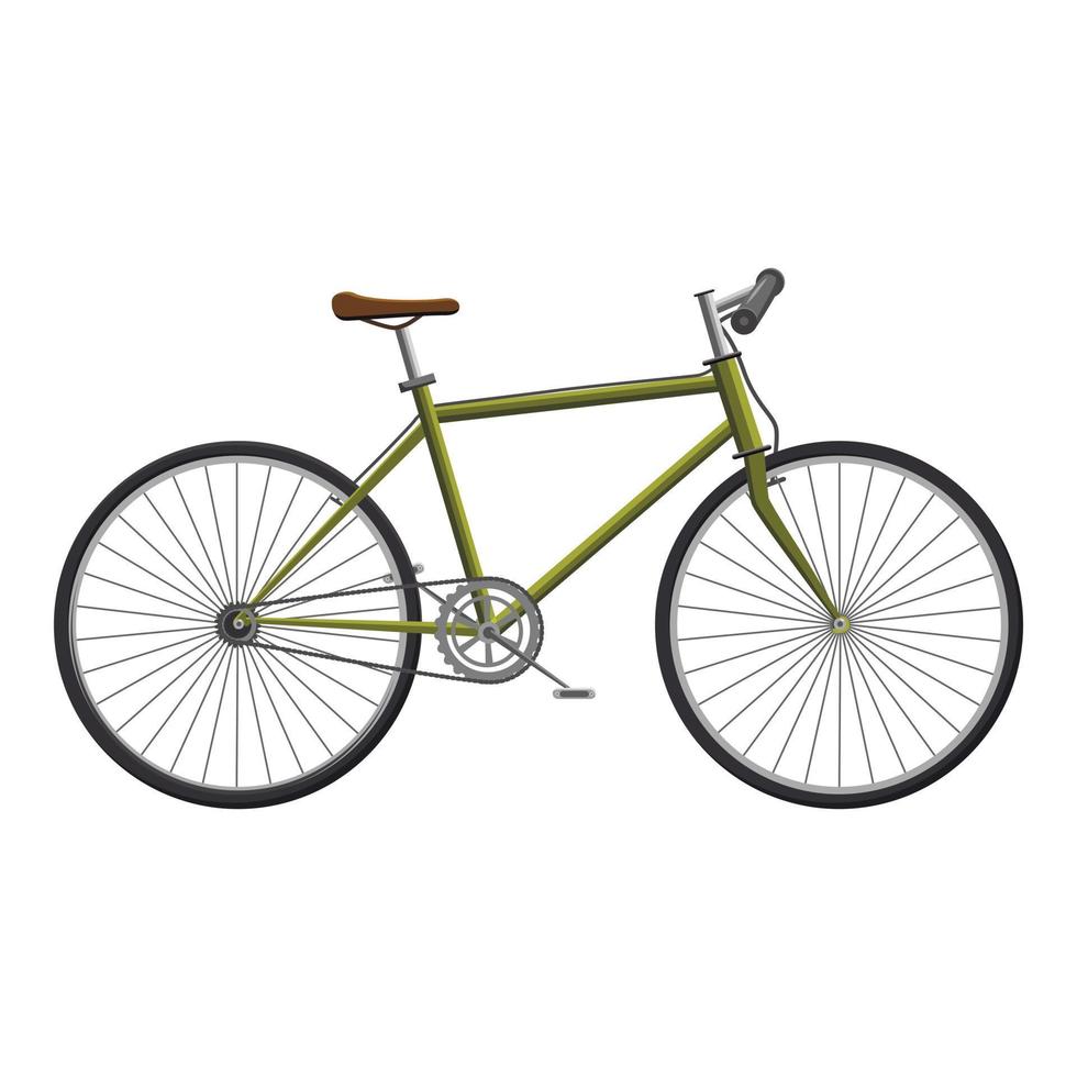 icône de vélo, style cartoon vecteur