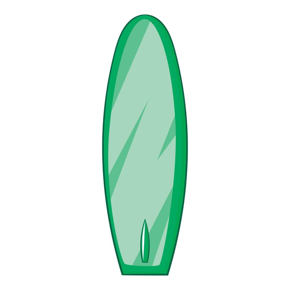 icône de planche de surf, style cartoon vecteur