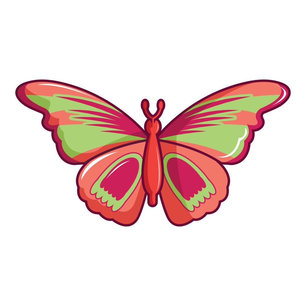 icône papillon archippus sangaris, style dessin animé vecteur