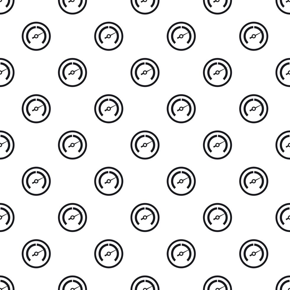 compteur de vitesse avec motif à rayures, style simple vecteur