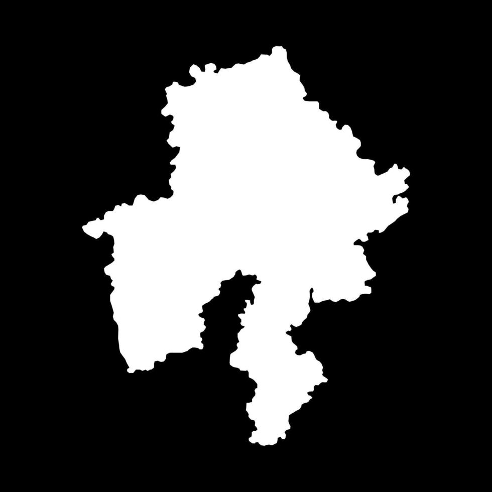 carte de la province de namur, provinces de belgique. illustration vectorielle. vecteur