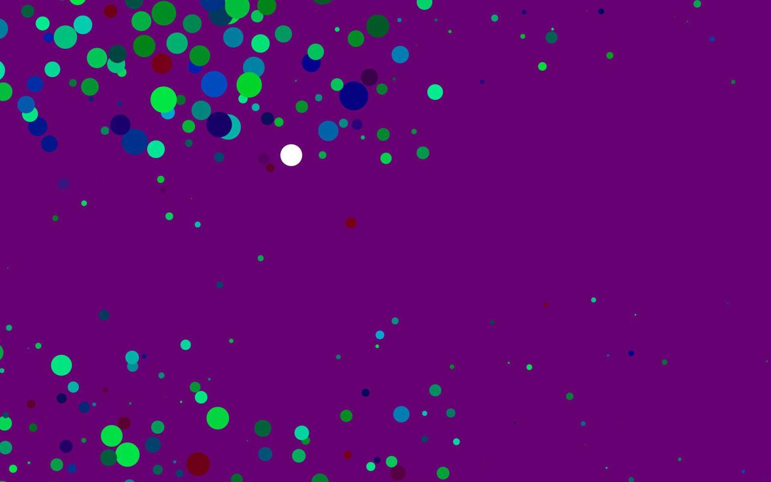 léger multicolore, motif vectoriel arc-en-ciel avec des sphères.