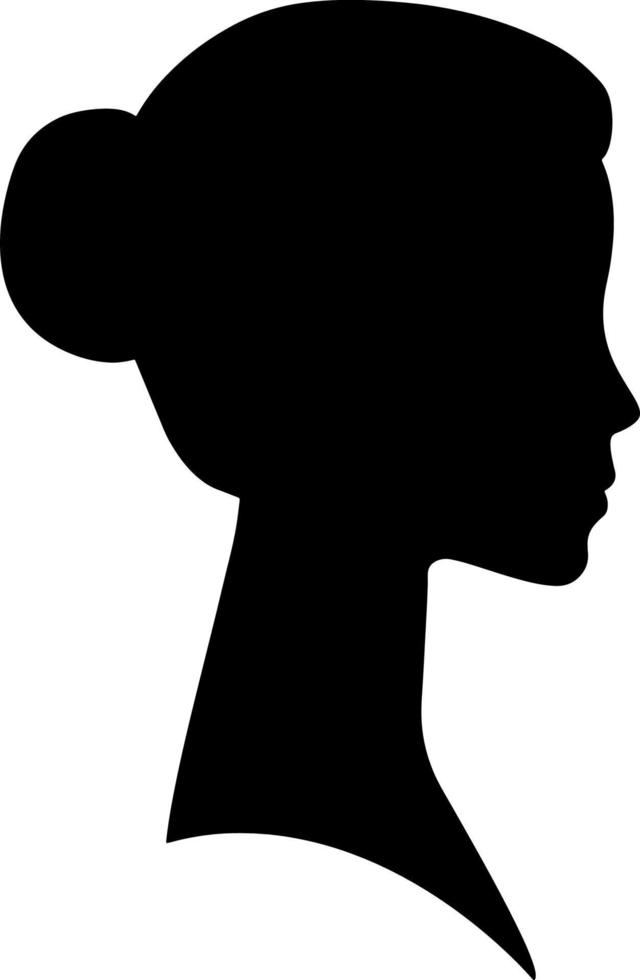 silhouette femme image vectorielle pour les sites Web, l'impression, la conception graphique vecteur