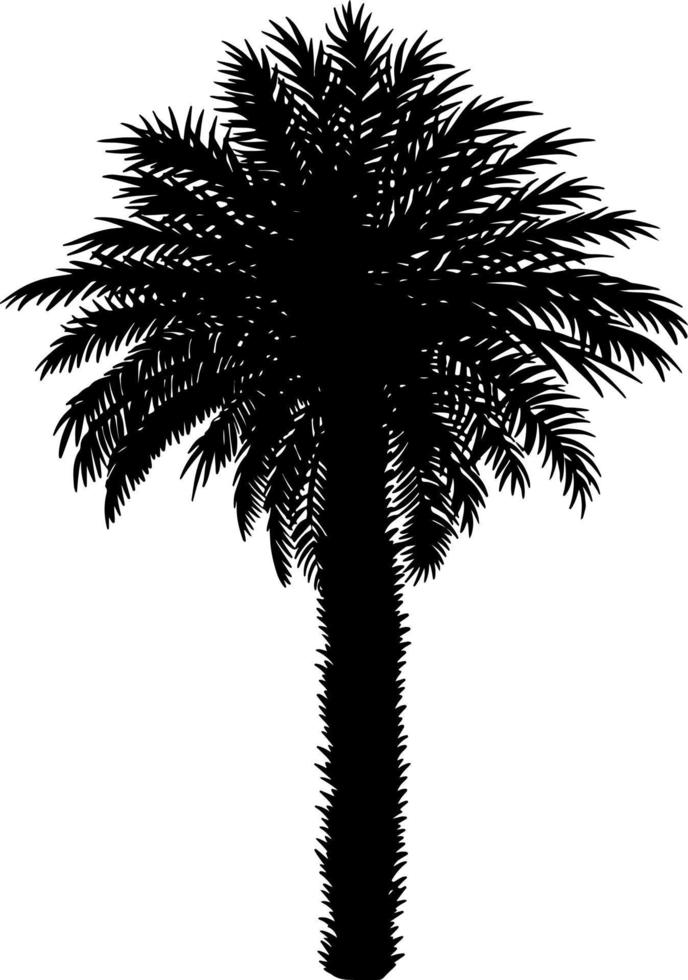 vecteur de silhouette d'arbre pour le site Web, pour l'impression. graphiques vectoriels.