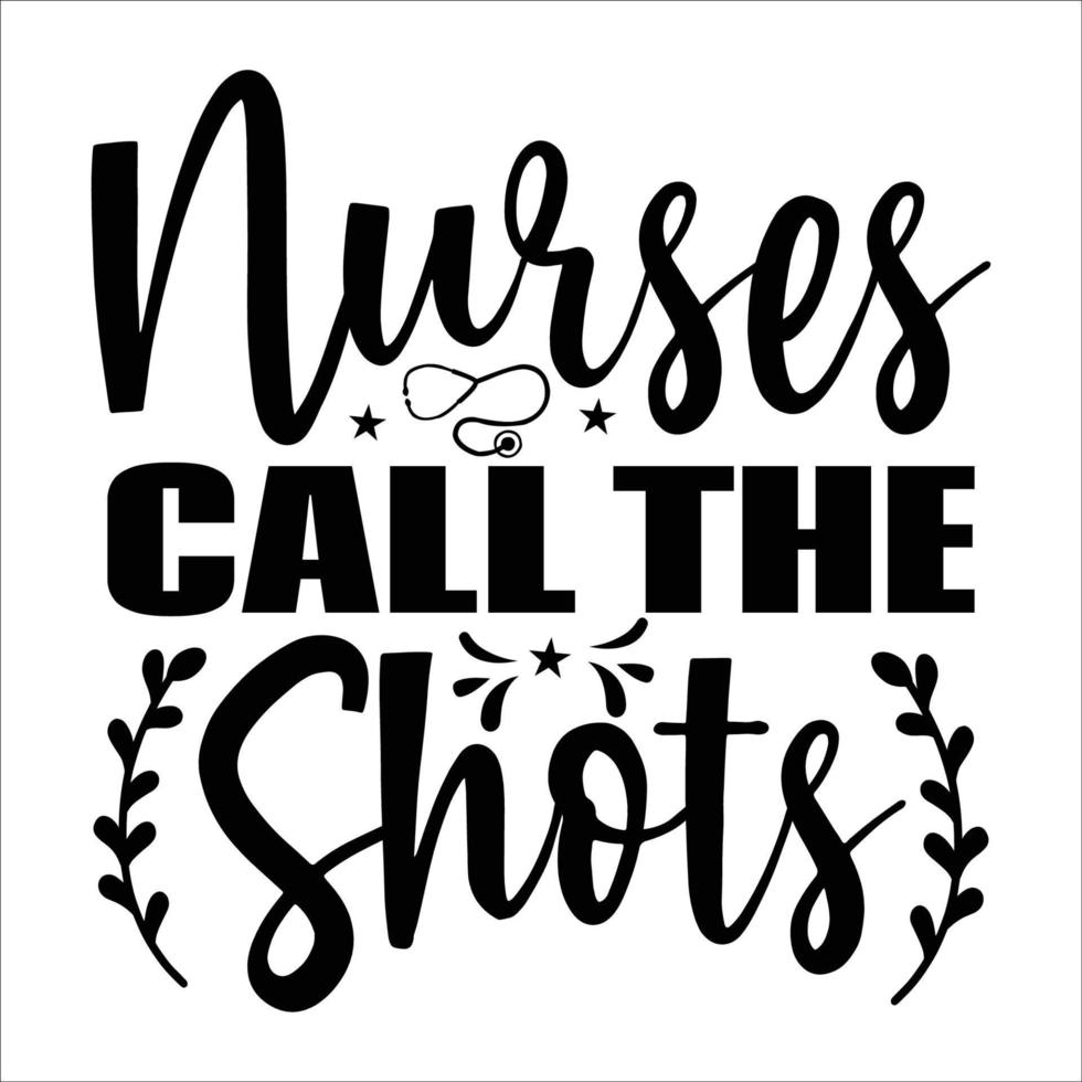 conception de t-shirt d'infirmière vecteur