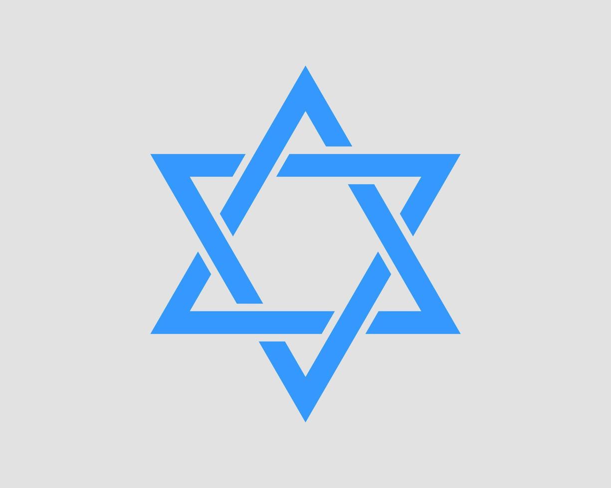 icône juive de l'étoile de david. vecteur symbole d'étoiles à six branches.