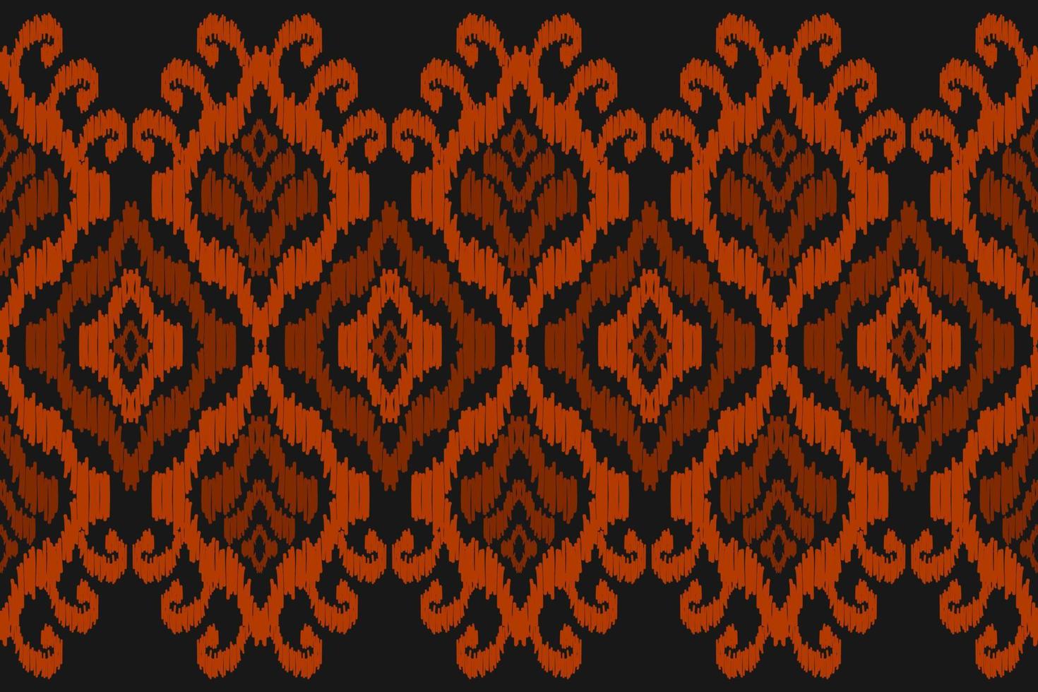 beau tapis ikat art. motif géométrique sans couture ethnique en tribal. style américain, mexicain. vecteur