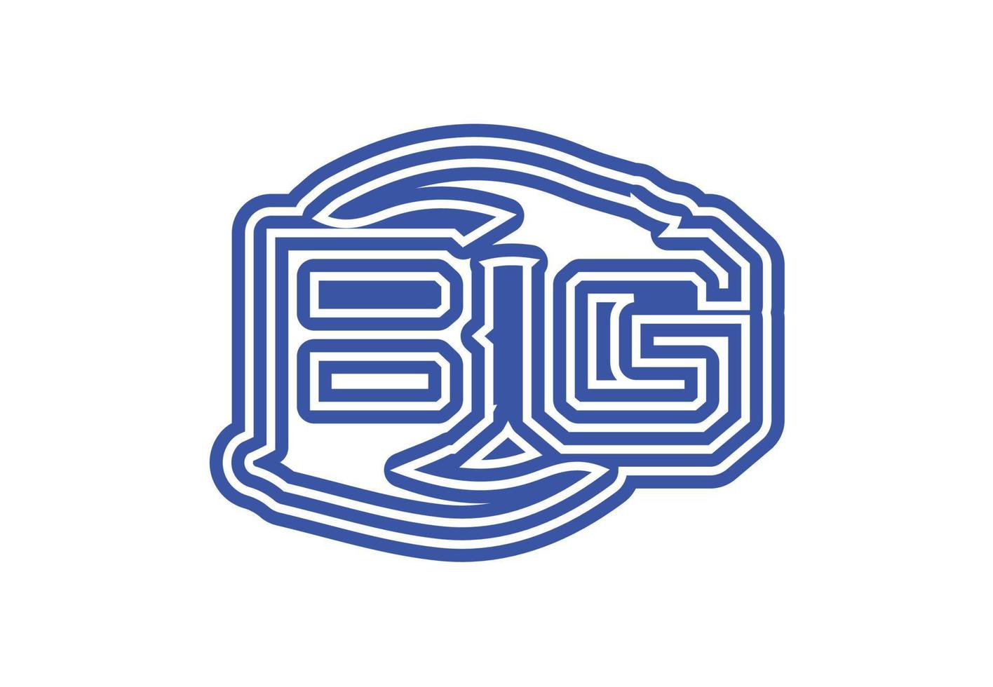 modèle de conception de logo et d'icône de lettre bg vecteur