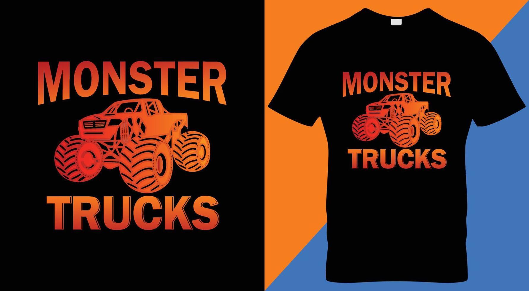 conception de t-shirt de camions. conception de t-shirt vainqueur. la plupart des conceptions de t-shirts de camion. vecteur