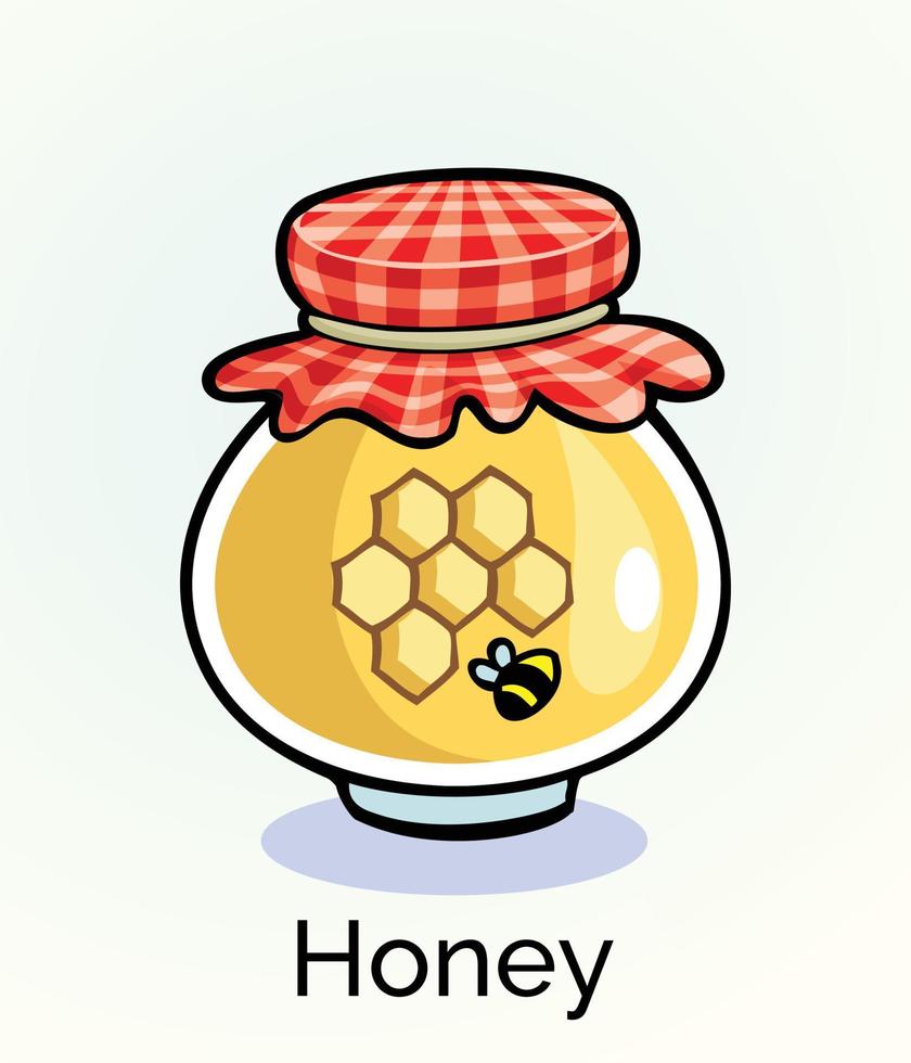 jeu d'icônes de pot de miel illustration vectorielle pro vecteur