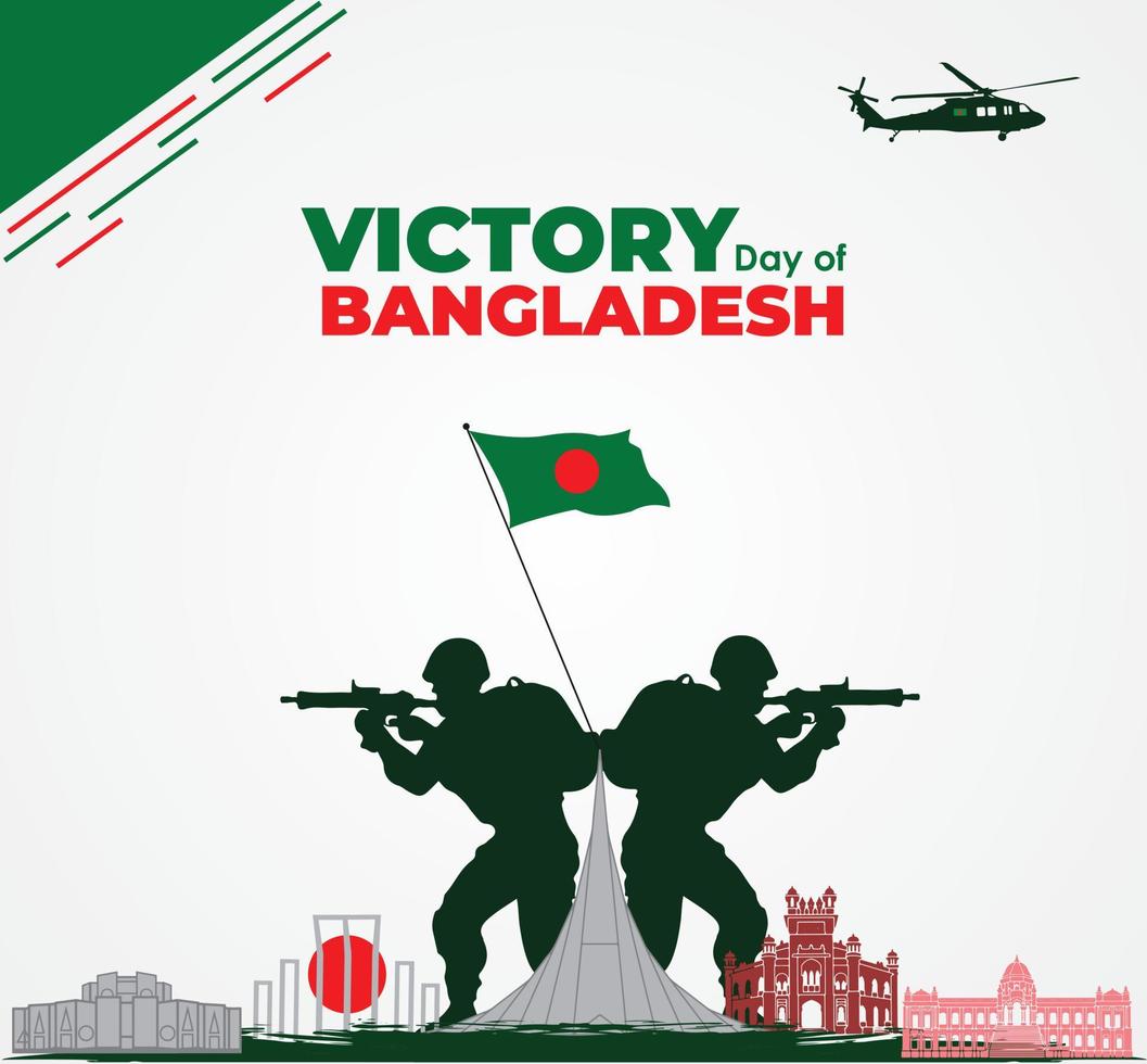 fête de l'indépendance du Bangladesh. 26 mars. modèle pour le fond, la bannière, la carte, l'affiche. illustration vectorielle. vecteur