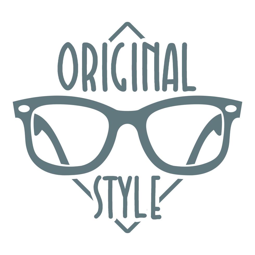 logo de style original, style simple vecteur