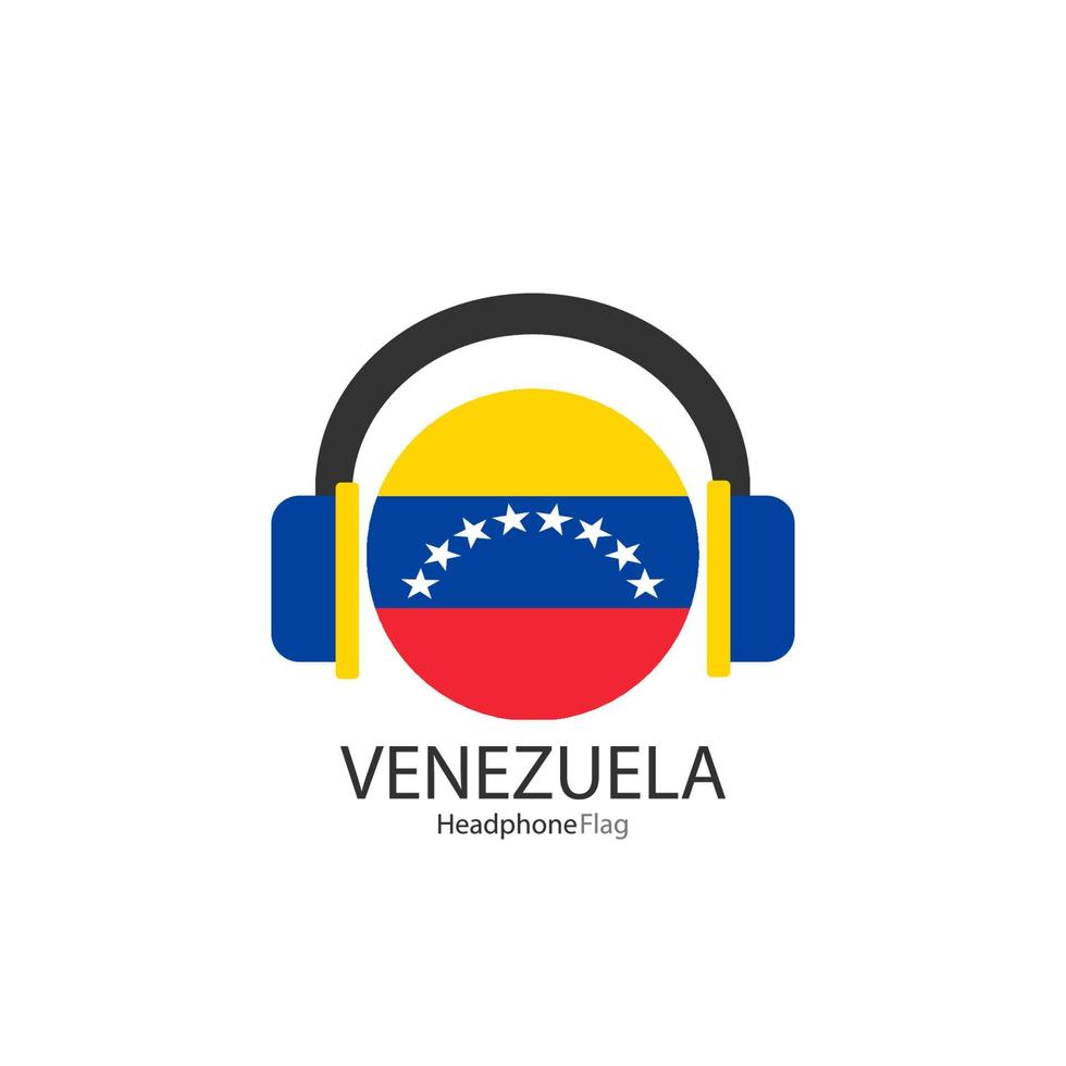 vecteur de drapeau de casque venezuela sur fond blanc.