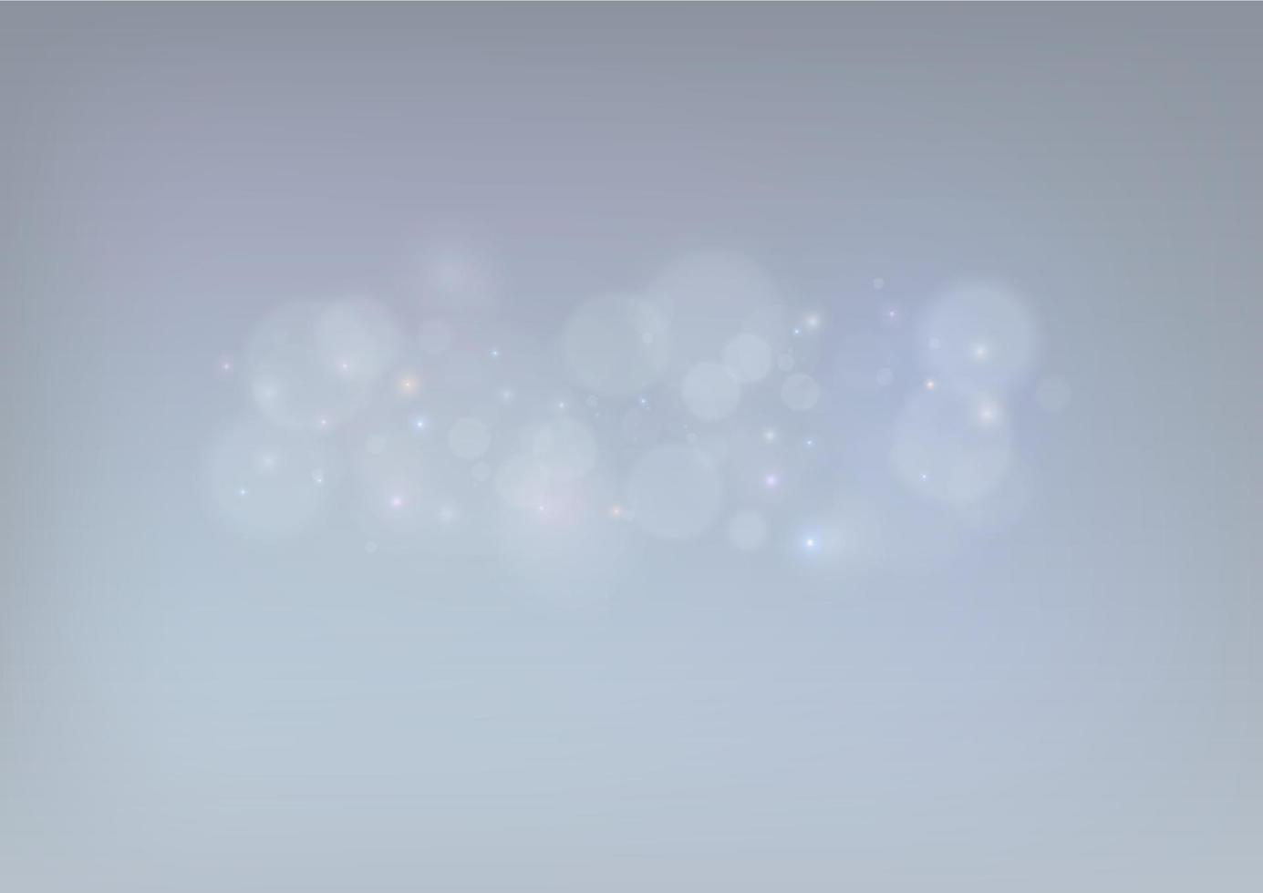 effet bokeh léger isolé. lumières bokeh lumineuses abstraites lumineuses. fond de noël de poussière brillante. éclat de fusée de concept de noël. lumière de poussière png blanche. vecteur