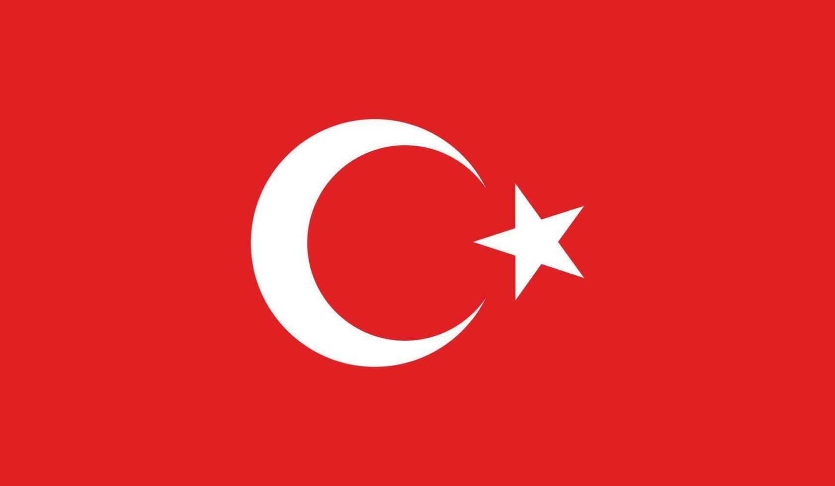 conception du drapeau de la Turquie vecteur