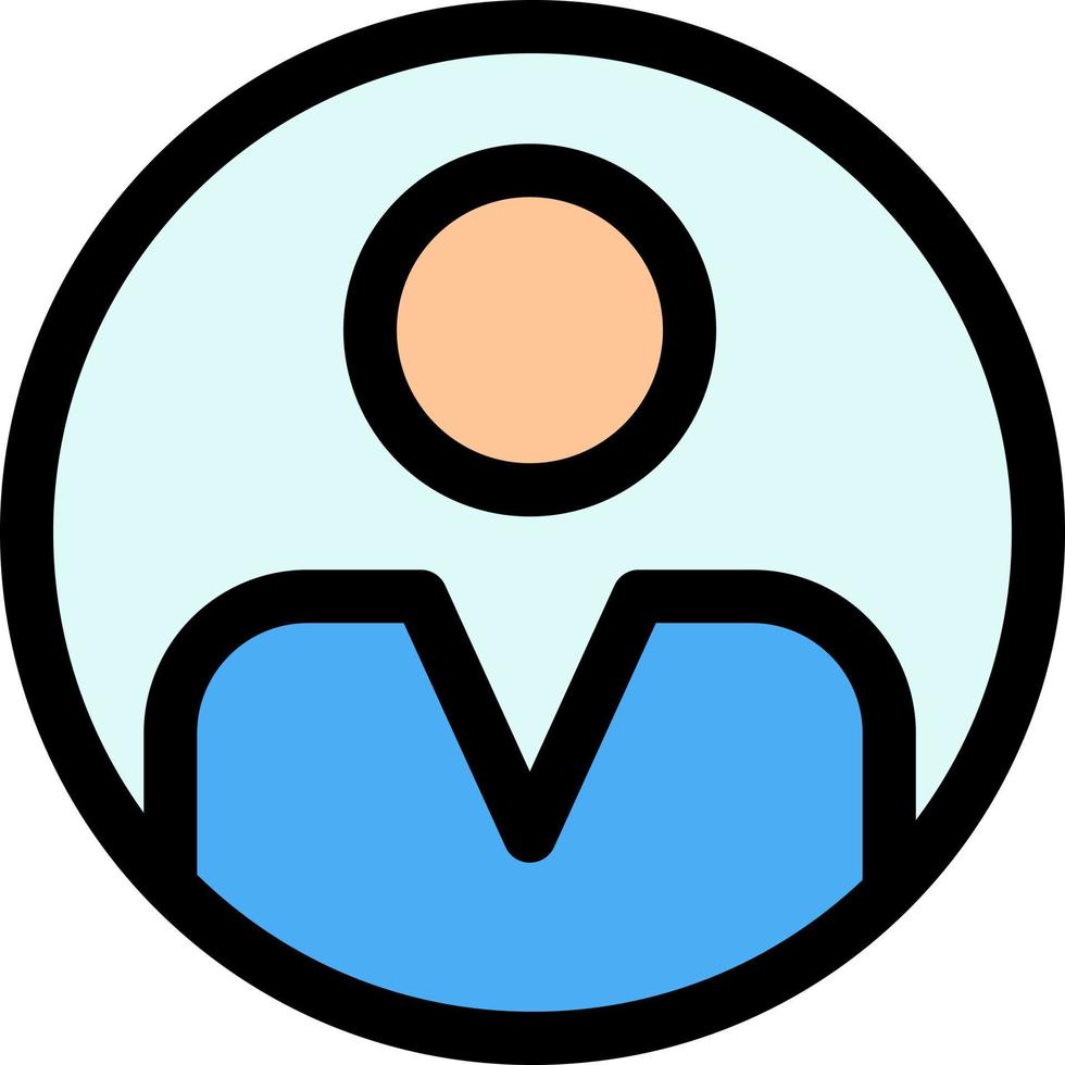 profil de personnalisation personnel utilisateur plat couleur icône vecteur icône modèle de bannière
