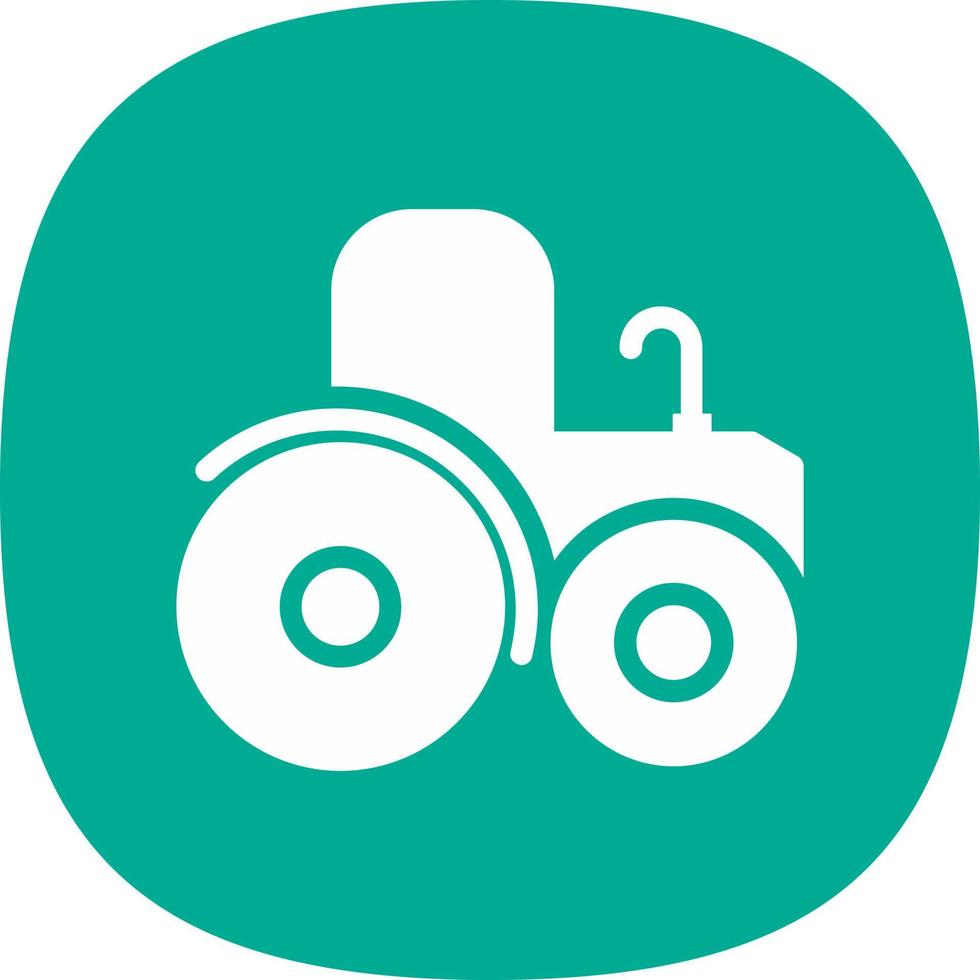 conception d'icône de vecteur de tracteur