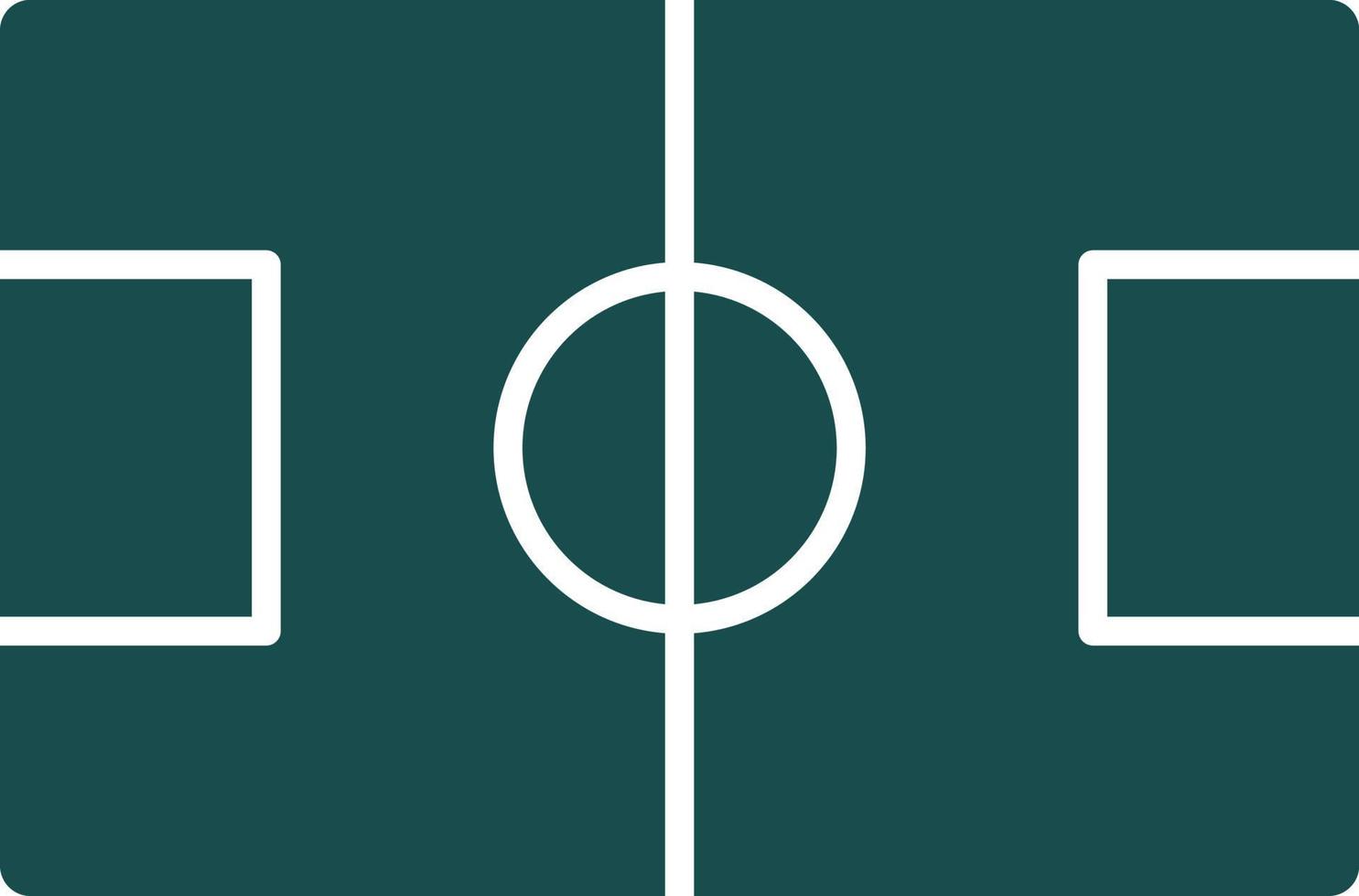 conception d'icône de vecteur de terrain de football