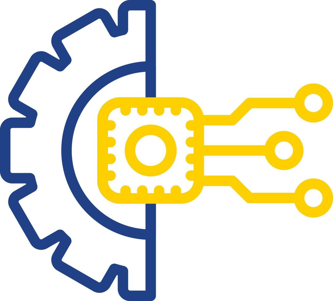 conception d'icône de vecteur d'automatisation