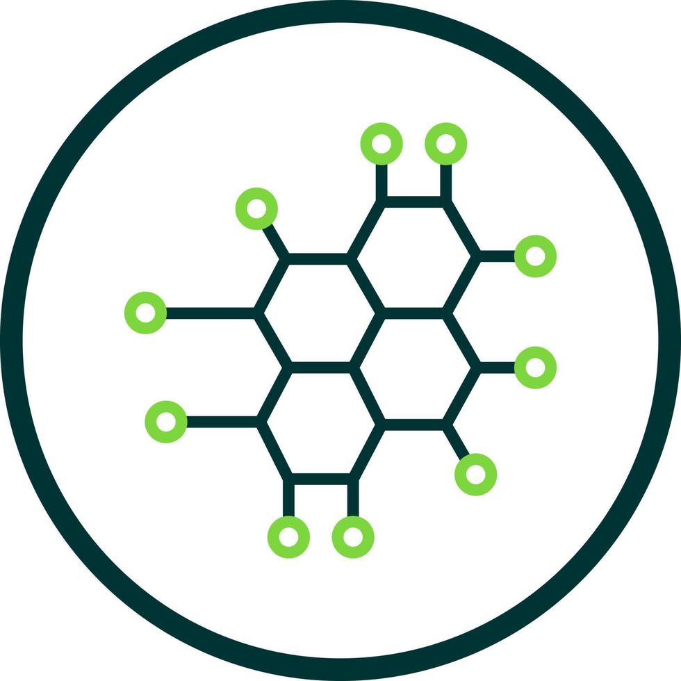 conception d'icône de vecteur de nanotechnologie