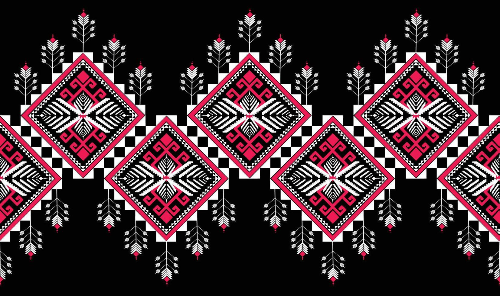 motif ikat géométrique ethnique abstrait. textile à motif aztèque mexicain oriental afro-américain et éléments vectoriels à motif bohème. conçu pour l'arrière-plan, le papier peint, l'impression .vector motif ikat. vecteur