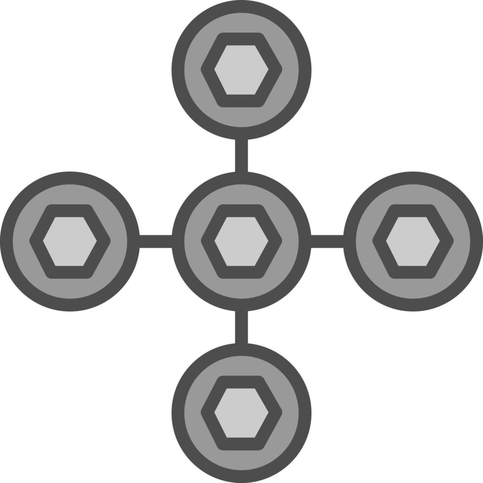 conception d'icône vectorielle d'interactions biomoléculaires vecteur