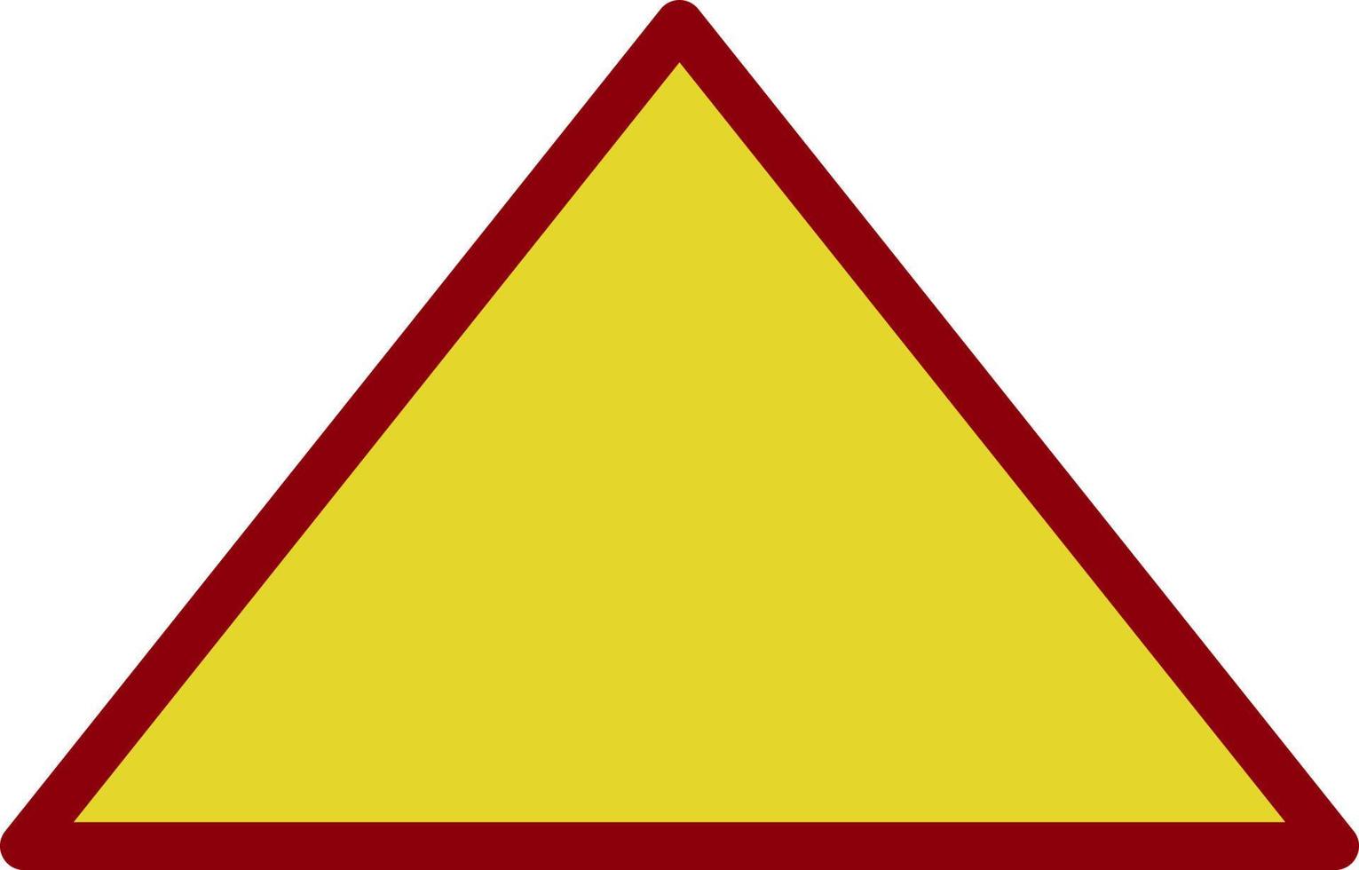 conception d'icône vecteur triangle