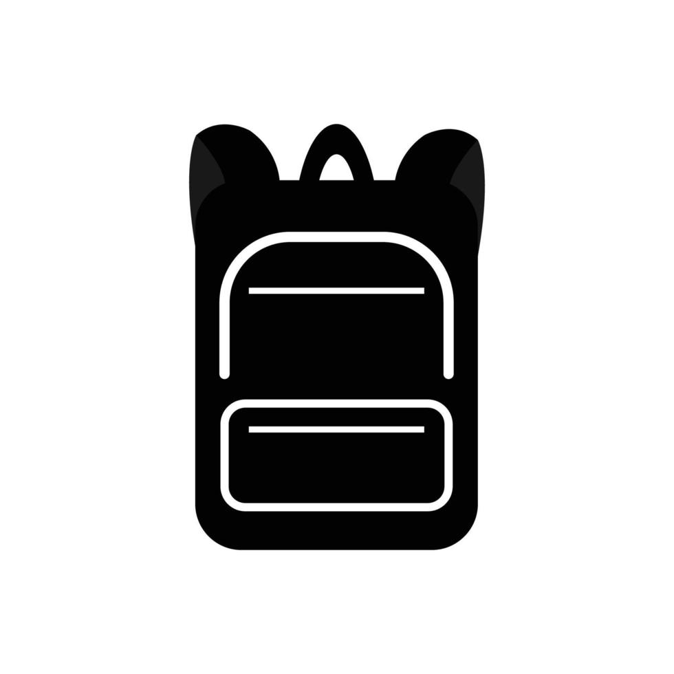 logo de sac d'école vecteur