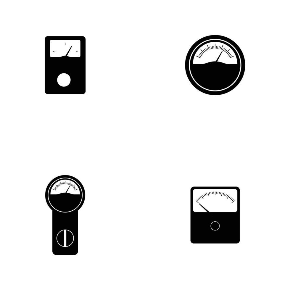 logo des instruments de mesure électriques vecteur