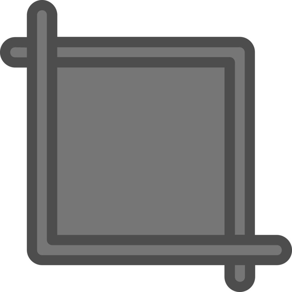 conception d'icône de vecteur de recadrage