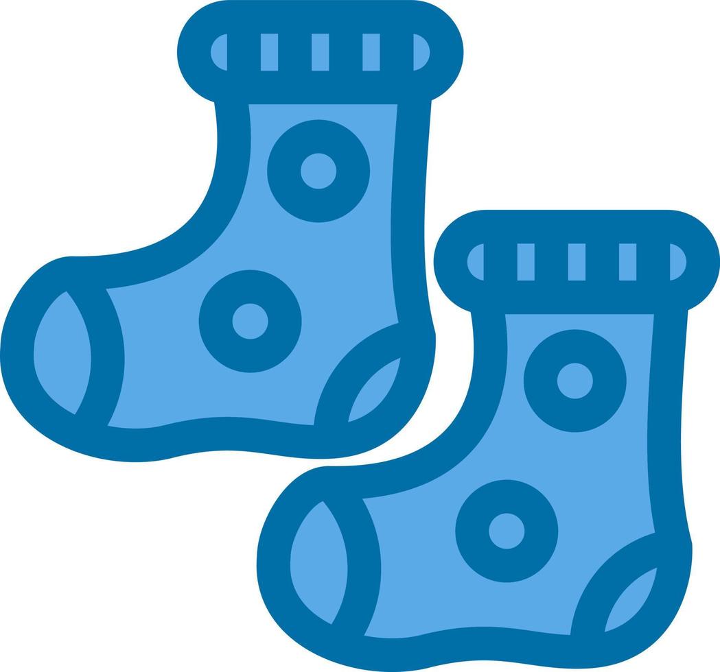 Chaussettes bébé design icône vecteur