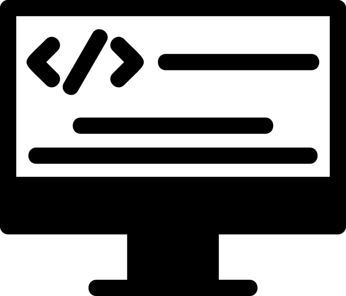 conception d'icônes vectorielles de programmation vecteur