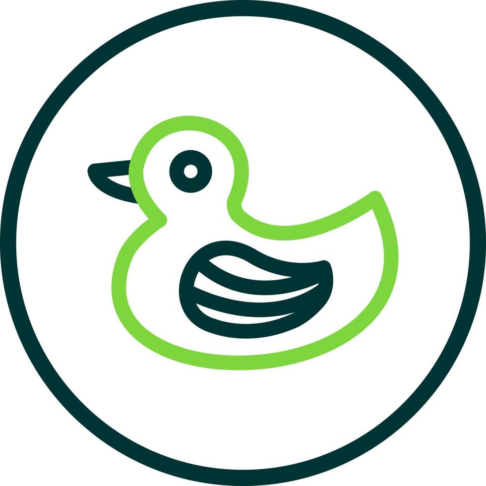 conception d'icône de vecteur de canard en caoutchouc