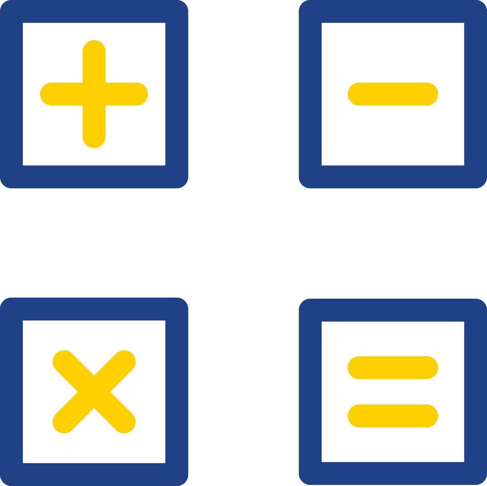 conception d'icônes vectorielles mathématiques vecteur