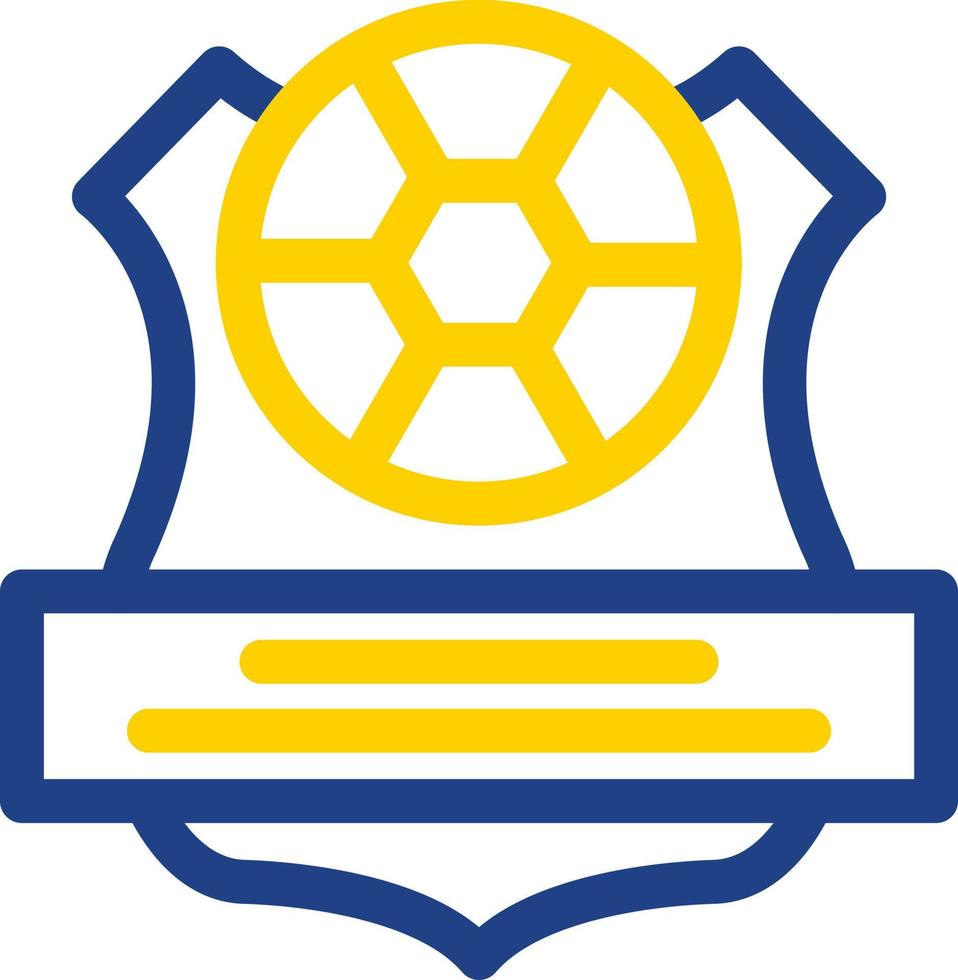 conception d'icône de vecteur de club de football