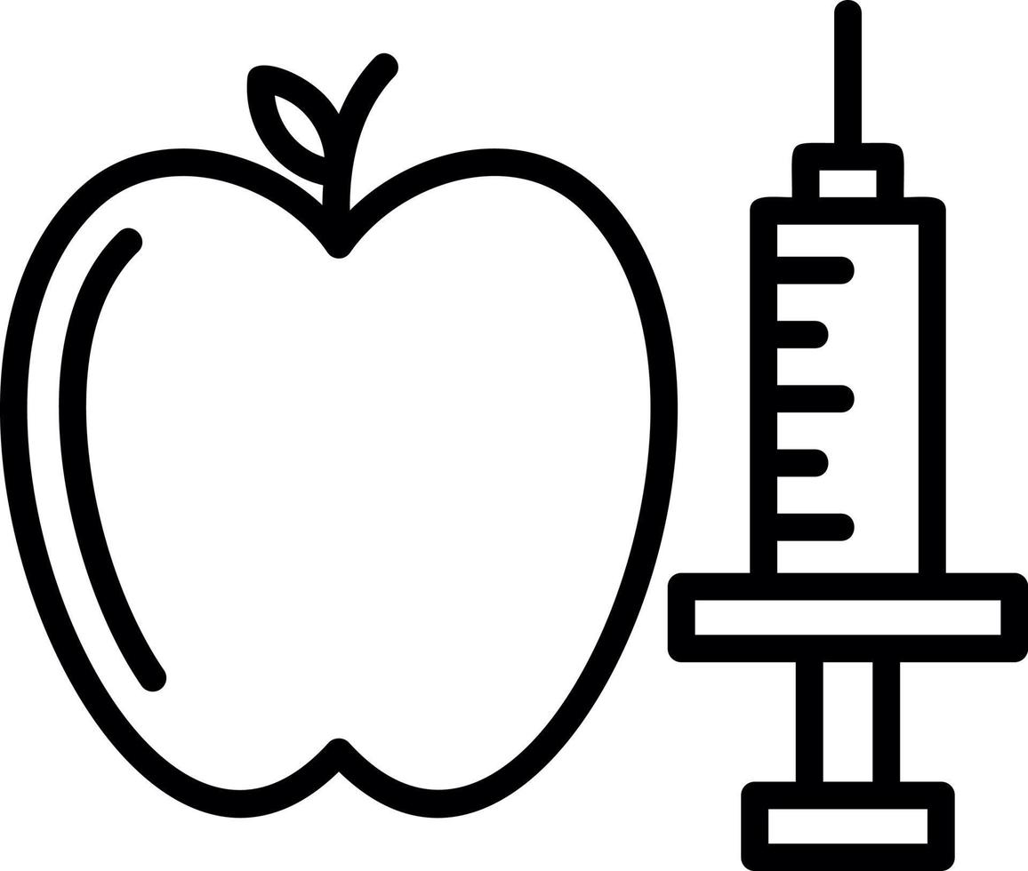 conception d'icône vecteur alimentaire modification génétique