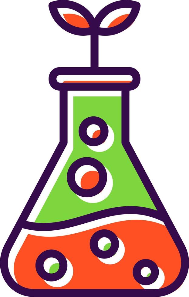 conception d'icône de vecteur de biologie