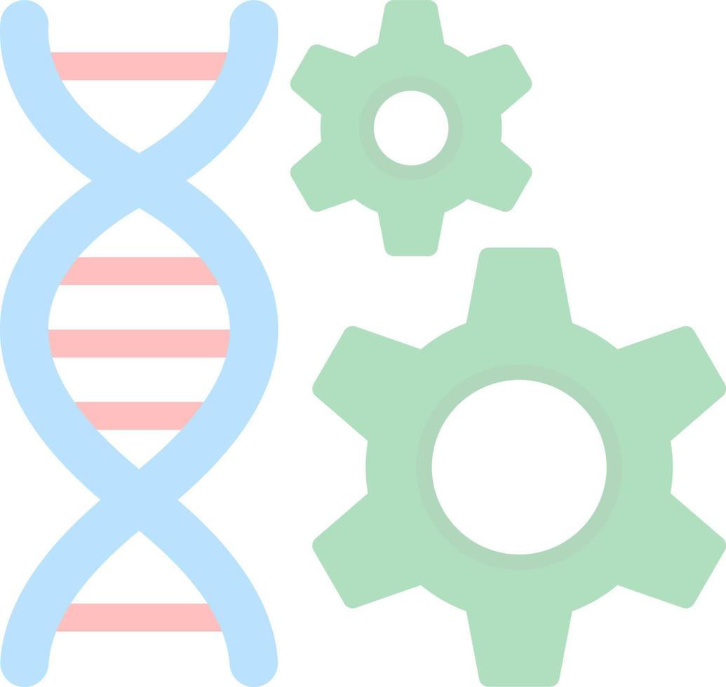 conception d'icônes vectorielles de génie génétique vecteur