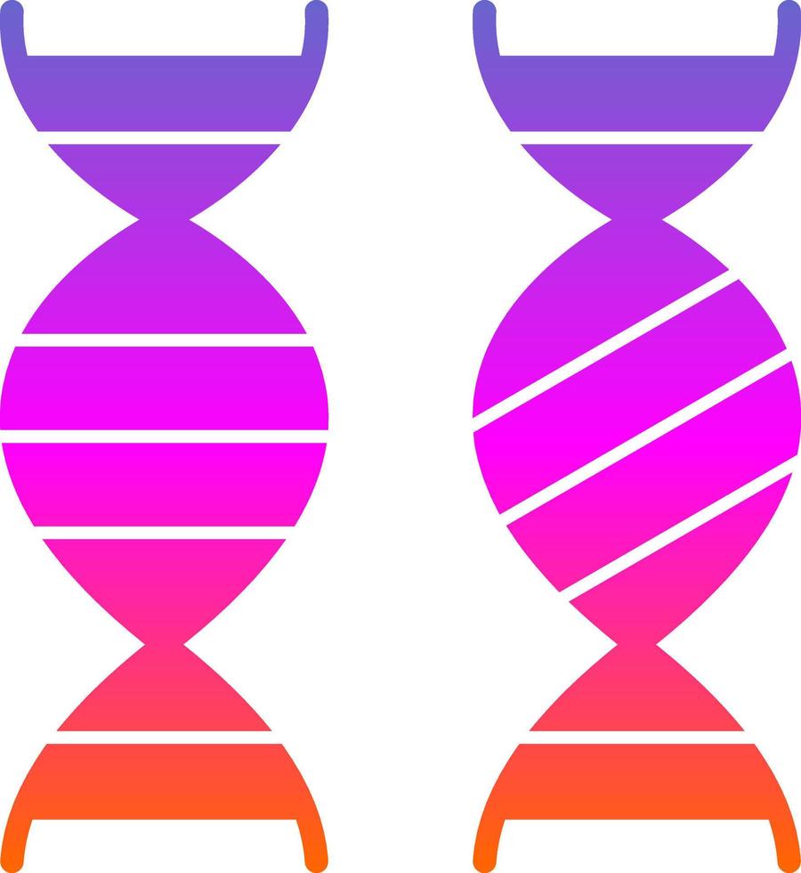 conception d'icône vectorielle de comparaison génétique vecteur