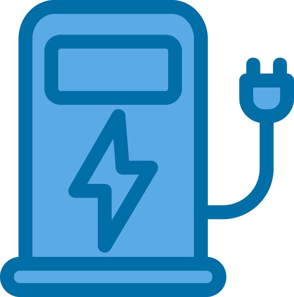 conception d'icône de vecteur de station de charge