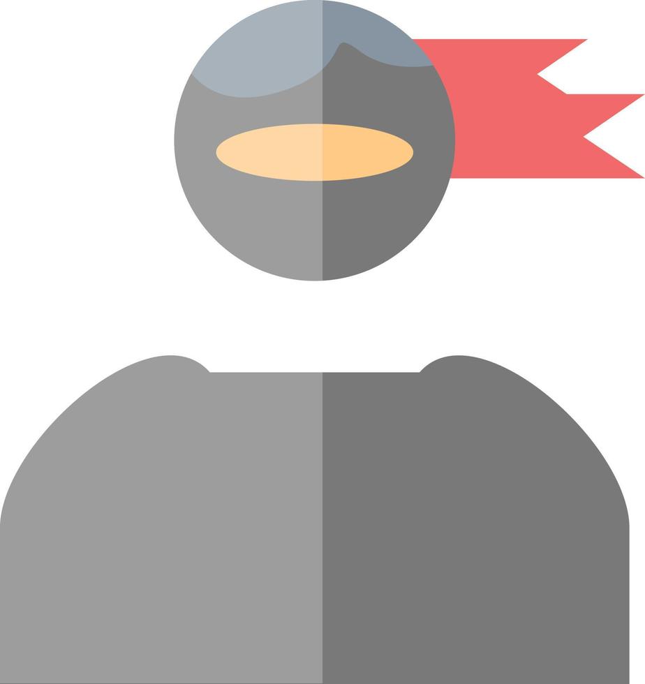 conception d'icône vectorielle utilisateur ninja vecteur