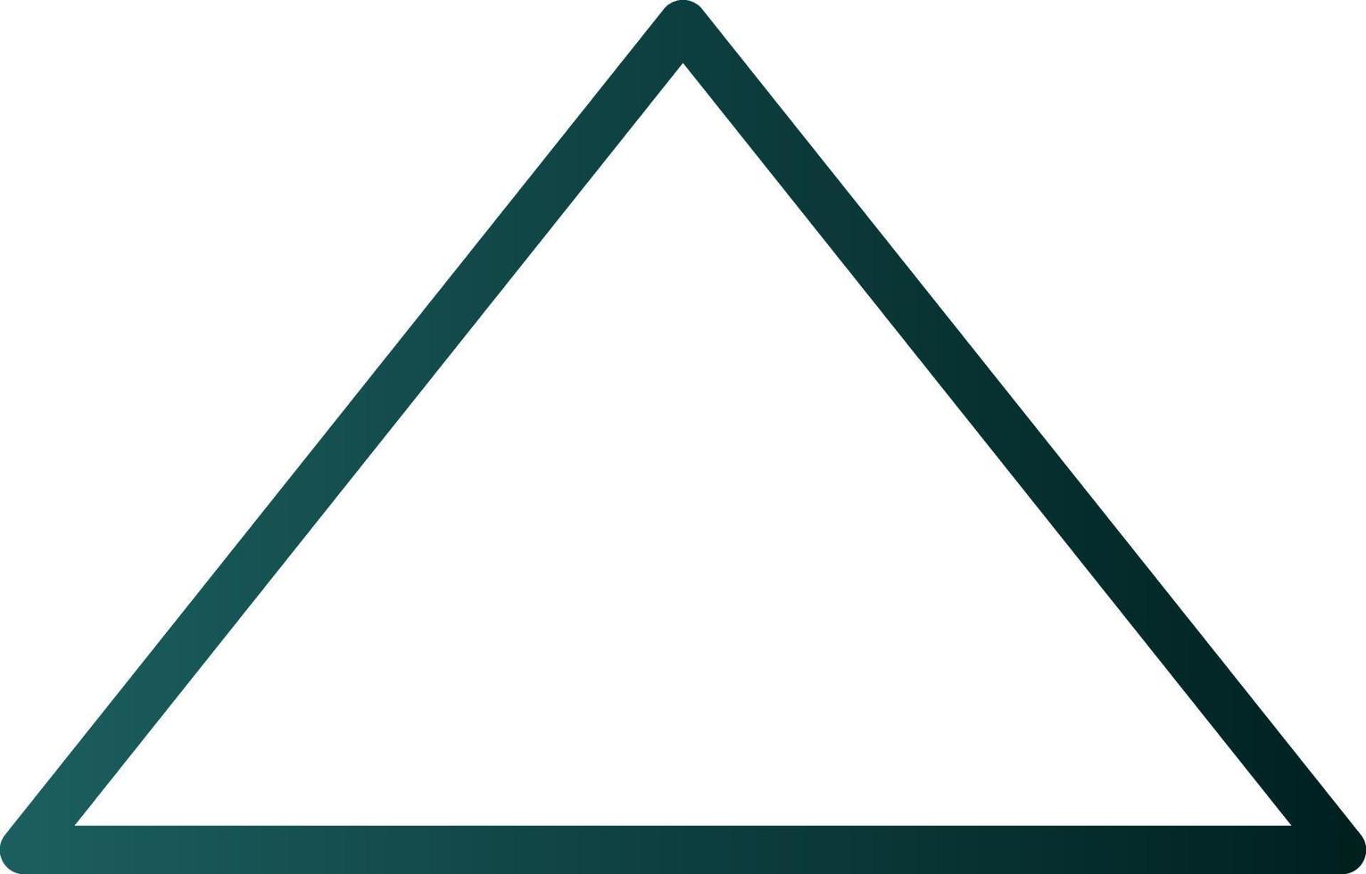 conception d'icône vecteur triangle