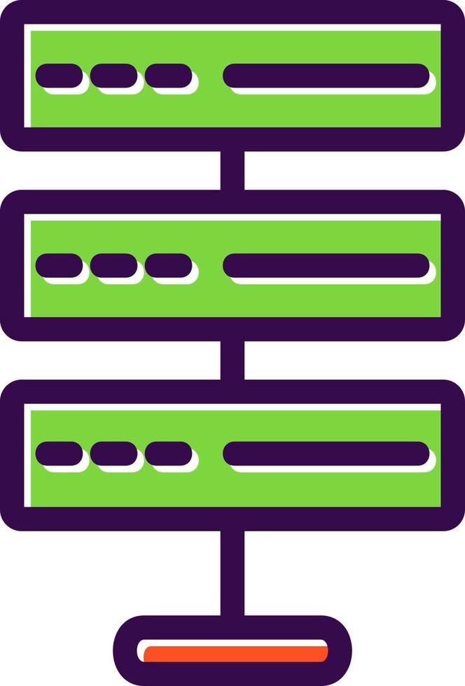 conception d'icône de vecteur de serveur