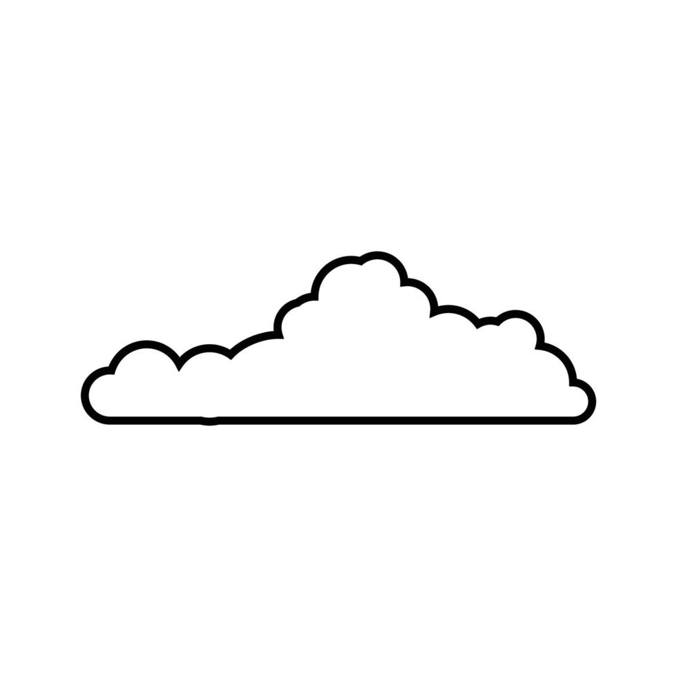 vecteur de logo nuage